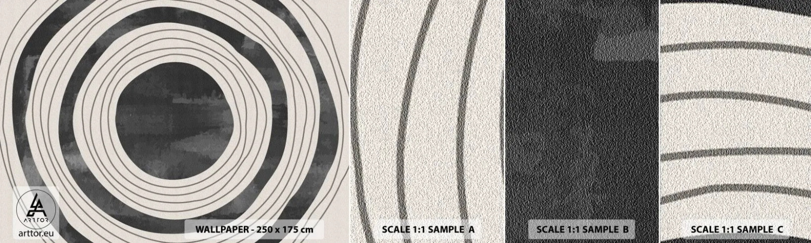 Fotobehang Monster Zelfklevend Deluxe Sticker - Precies op het punt - Wielen, Minimalisme, Op leeftijd - 100x30 cm