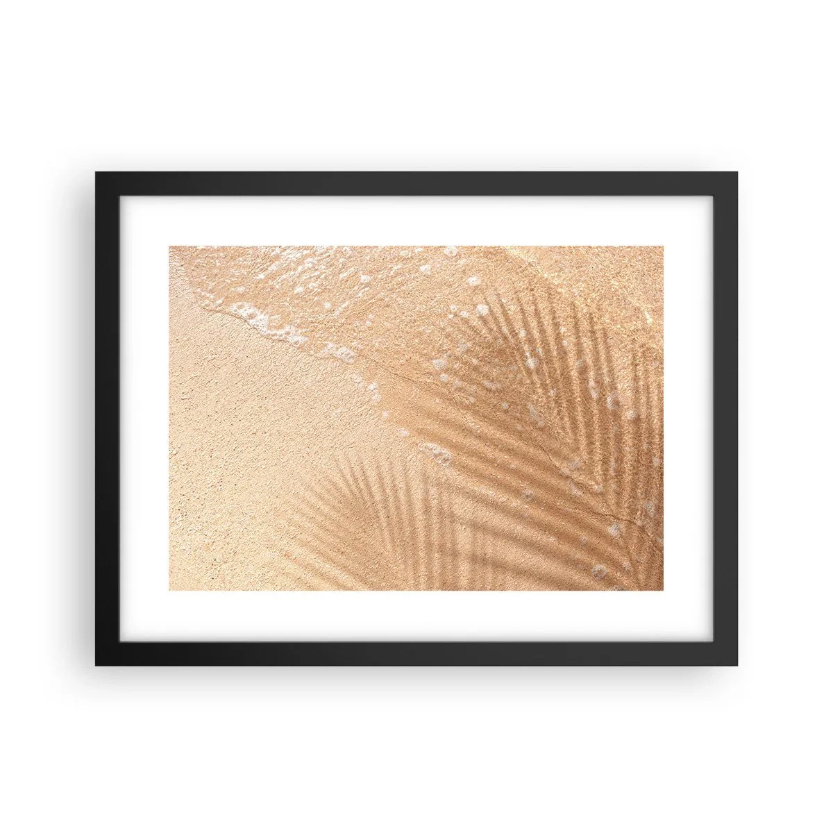 Poster in een zwarte lijst - De schaduw van een hete zomer - 40x30 cm