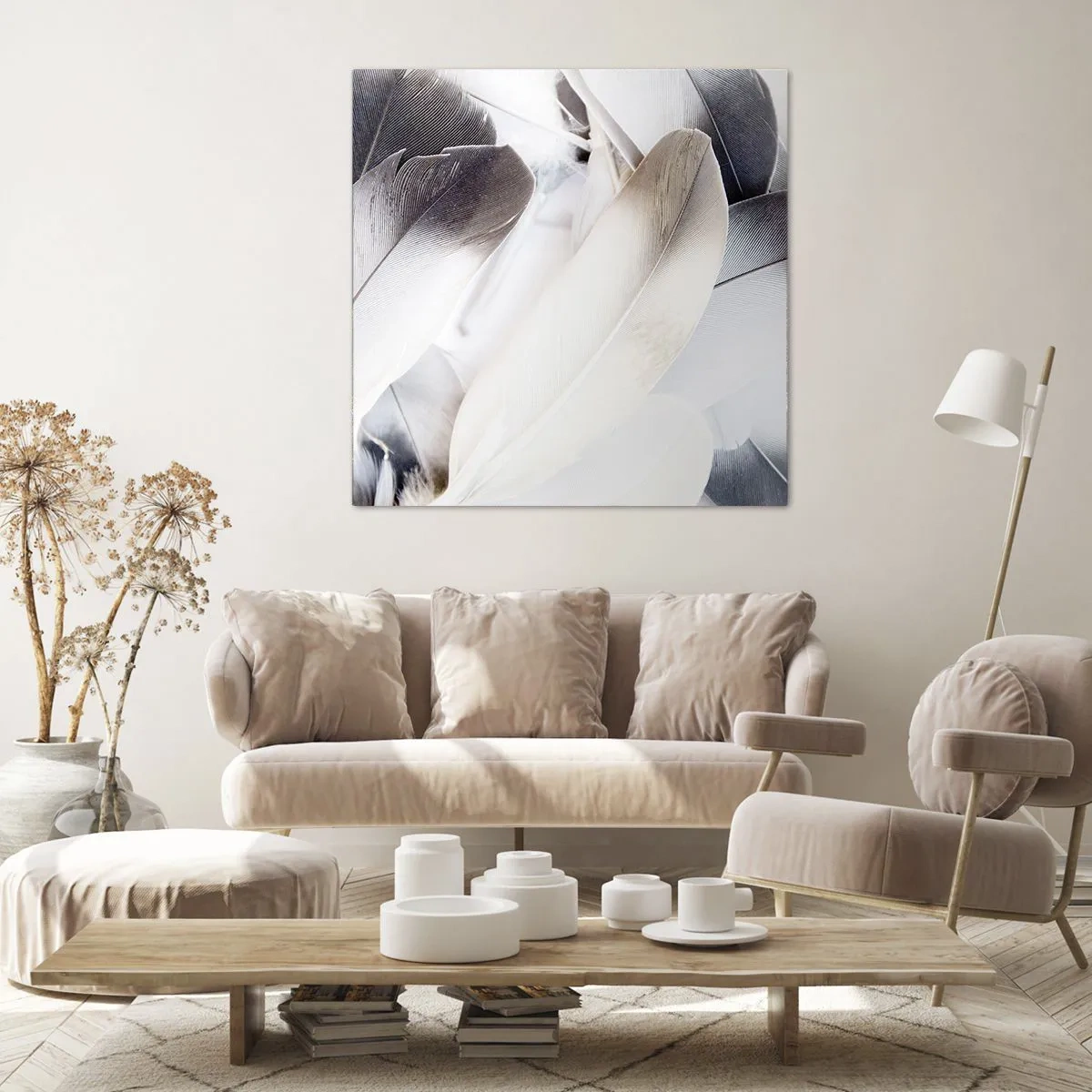 Schilderen op canvas - Bijna engelachtig - 70x70 cm