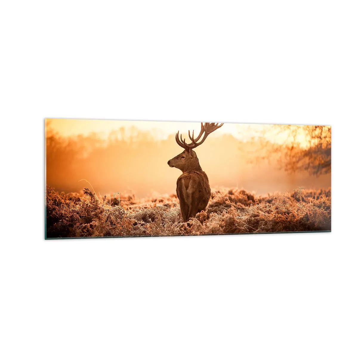 Schilderen op glas - Heer van het landgoed - 140x50 cm