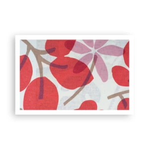 Poster - Bloemstuk in roze - 91x61 cm