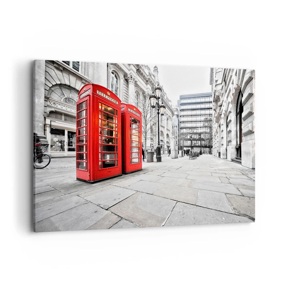 Schilderen op canvas - Welkom in Londen - 120x80 cm