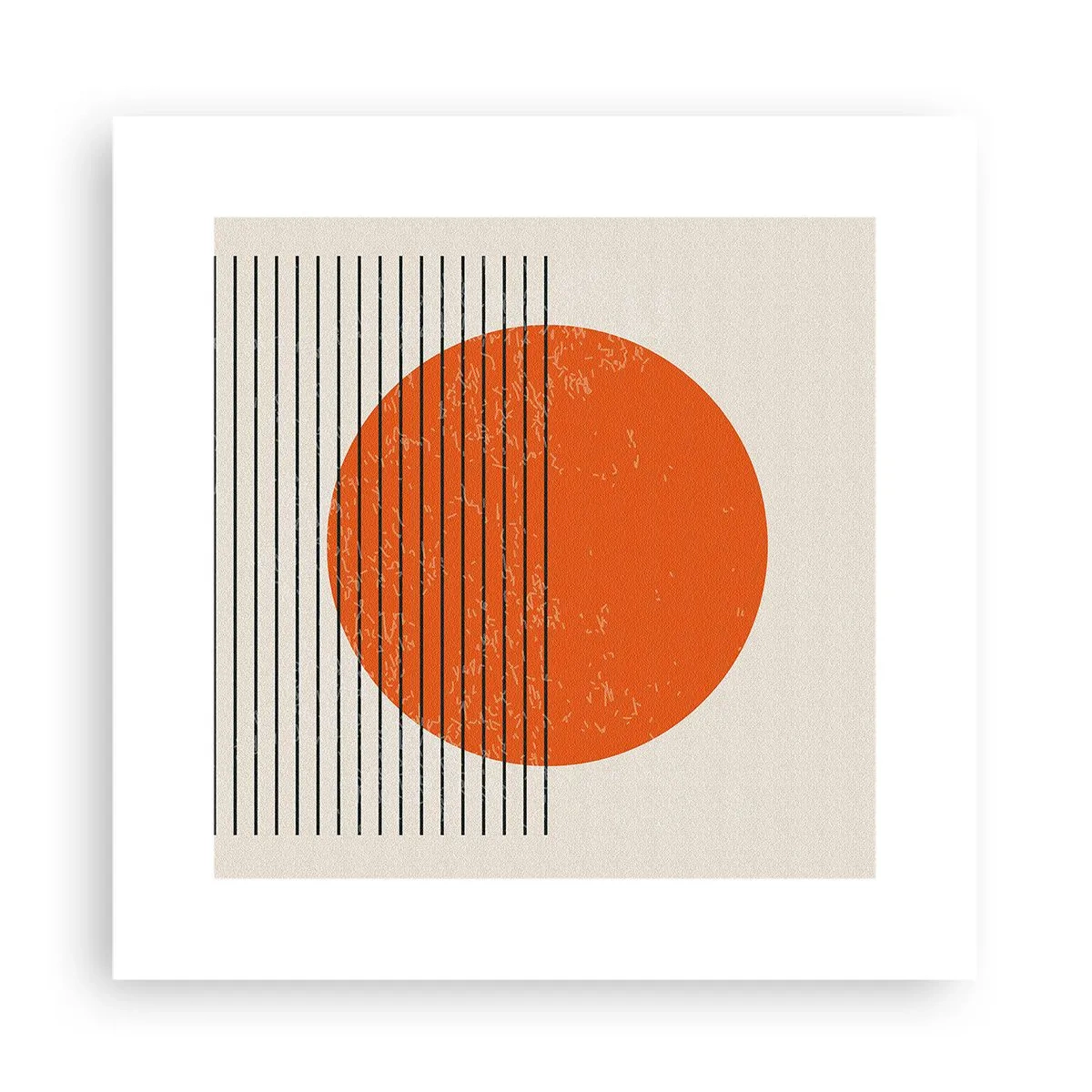 Poster - Altijd de zon - 30x30 cm