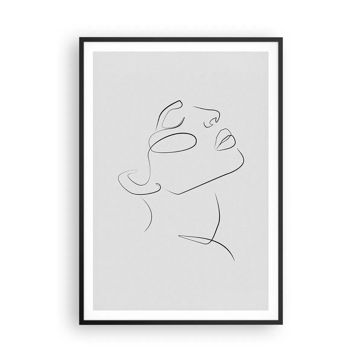 Poster in een zwarte lijst - De wendingen van dromen - 70x100 cm