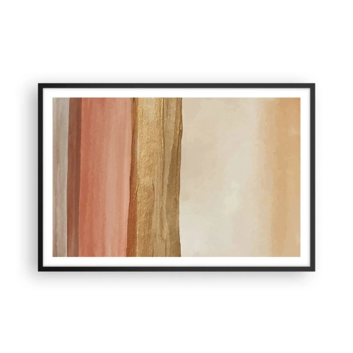 Poster in een zwarte lijst - Verticale compositie - 91x61 cm