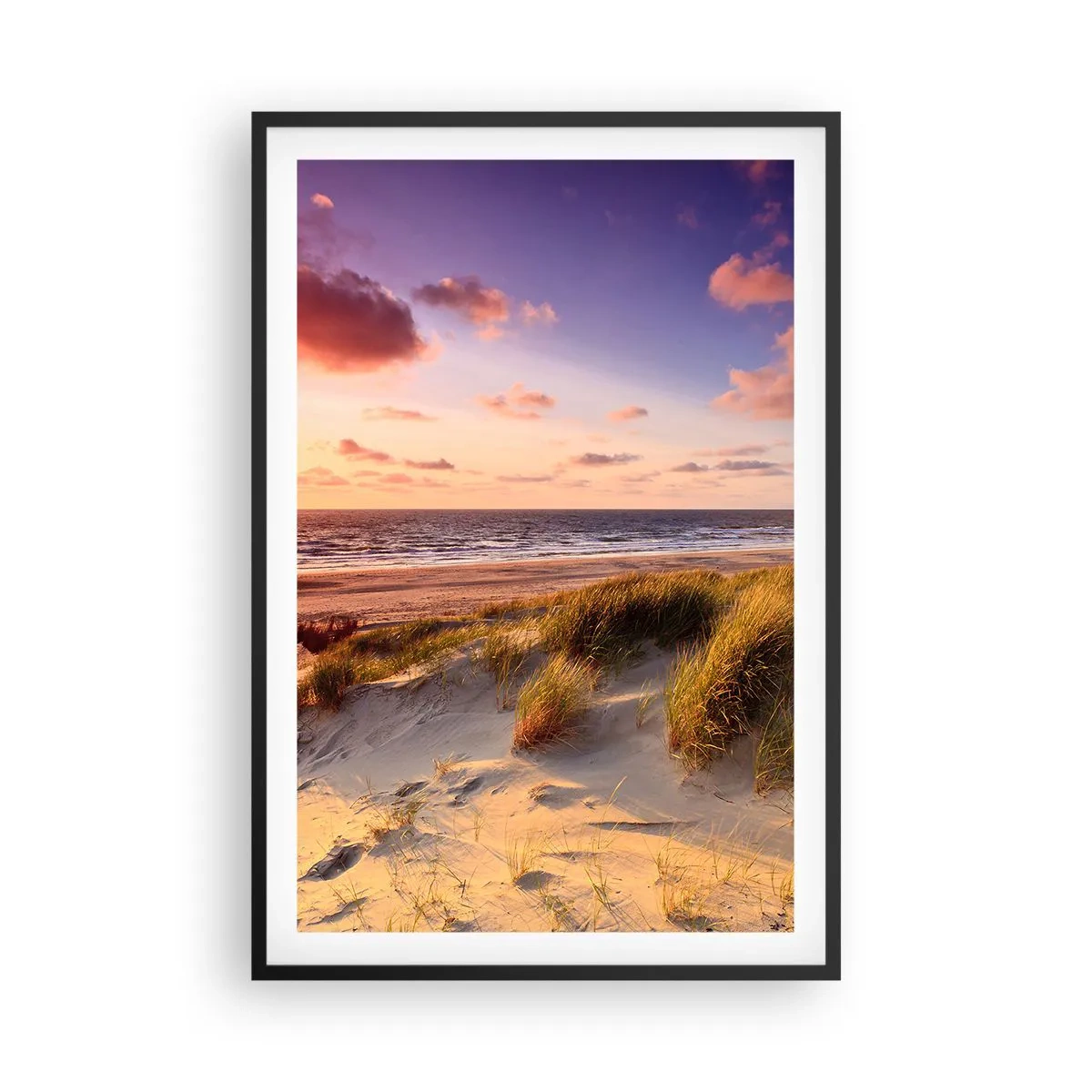 Poster in een zwarte lijst - De lucht ruikt al in de zomer - 61x91 cm