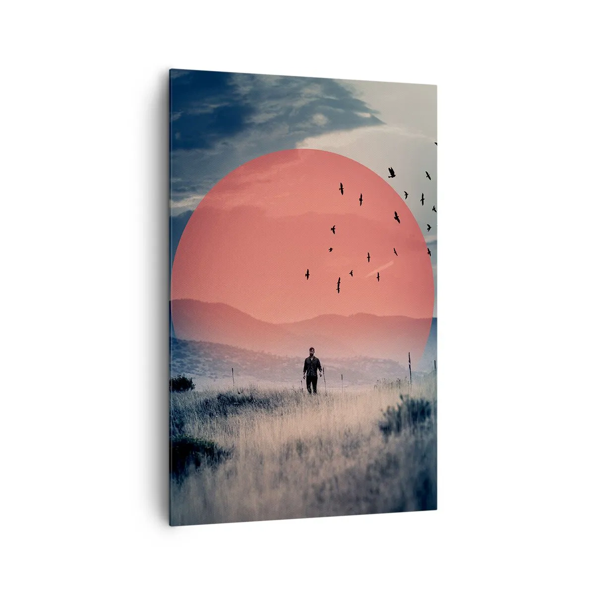 Schilderen op canvas - In hun elementen - 80x120 cm