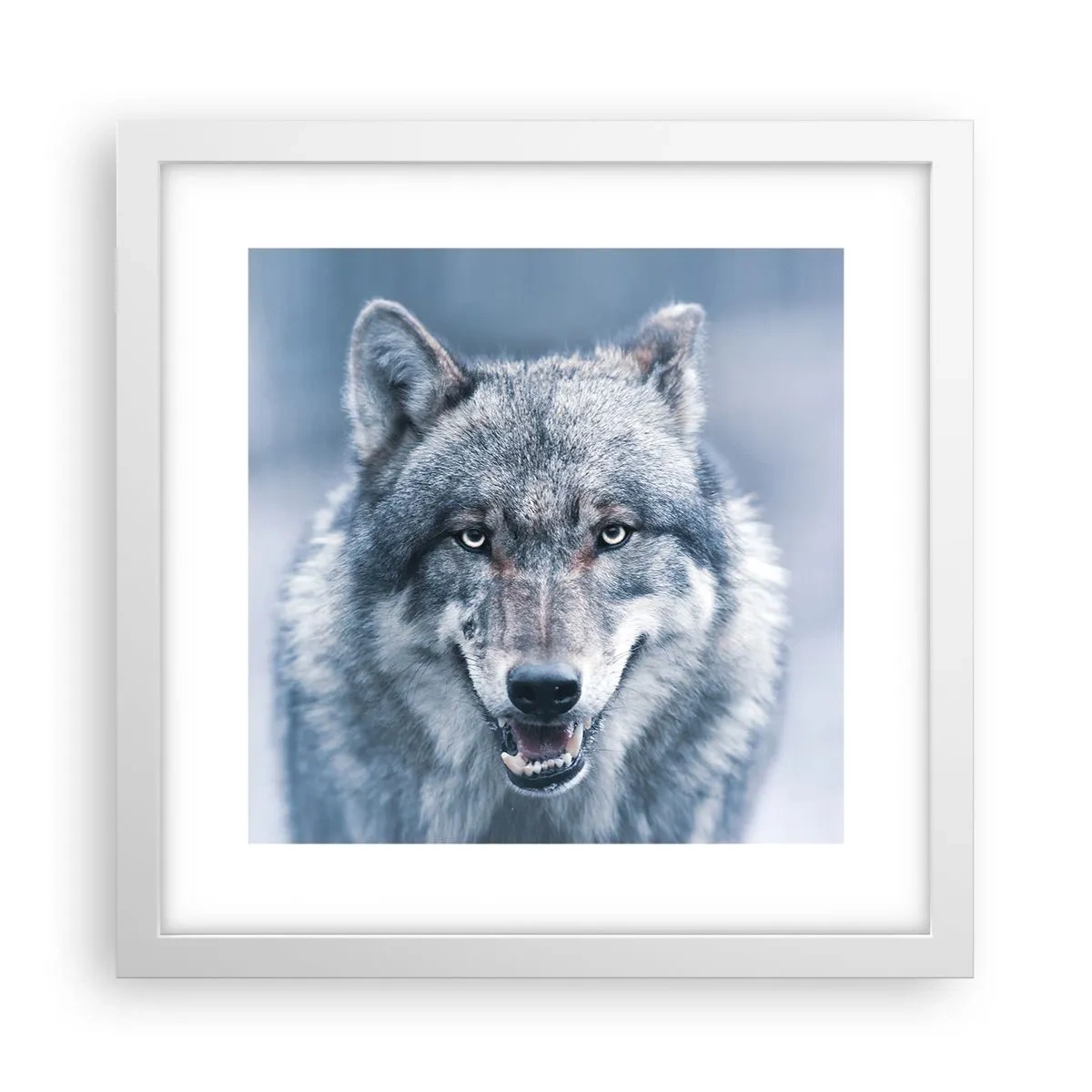 Poster in een witte lijst - Ga jij de uitdaging aan? - 30x30 cm