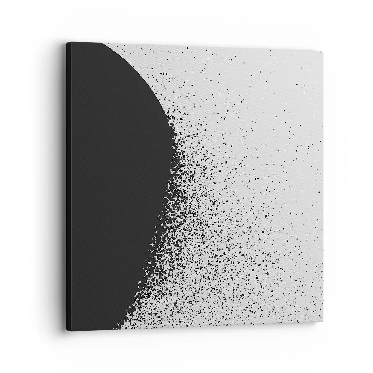 Schilderen op canvas - Beweging van moleculen - 30x30 cm