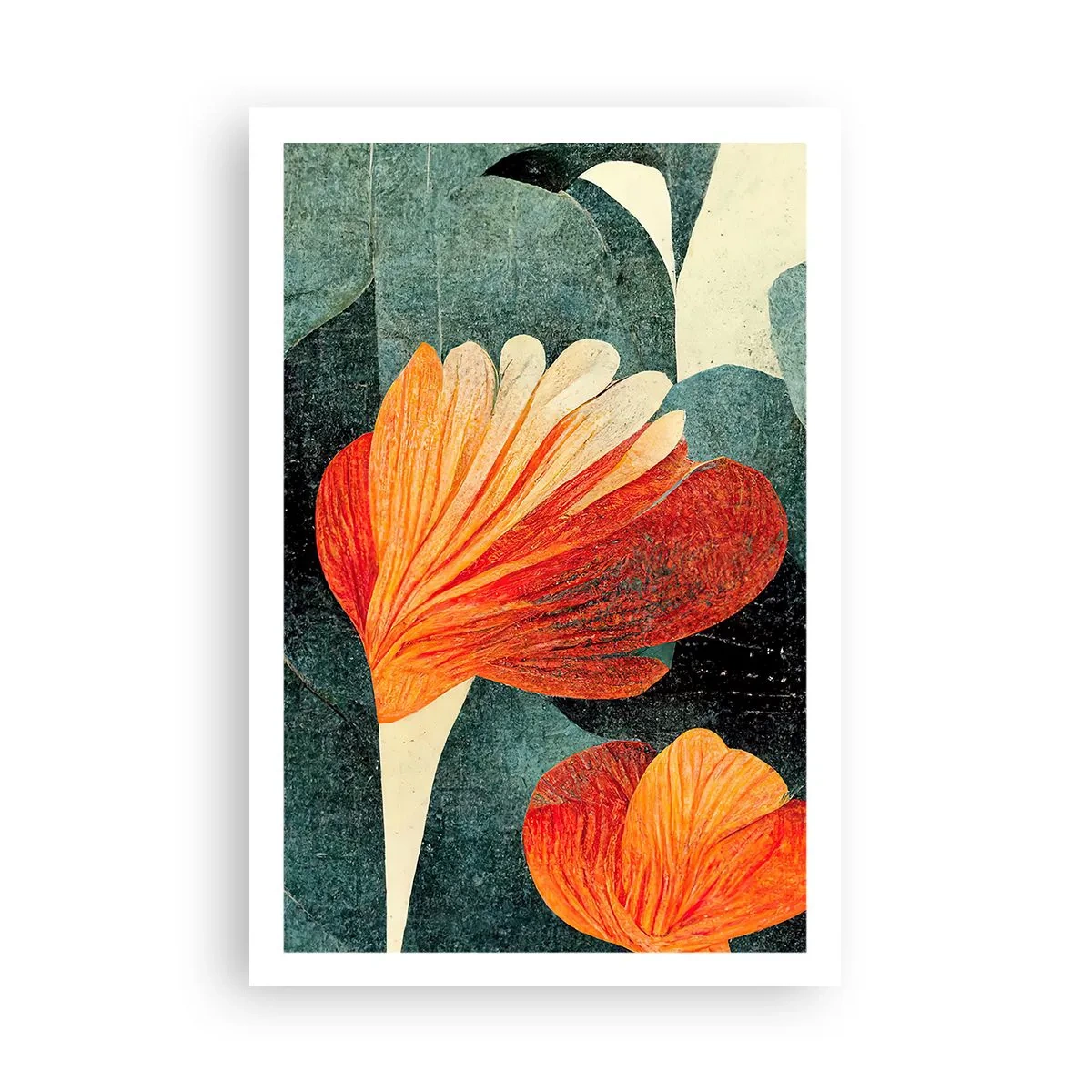 Poster - De hitte van de tropen en de koelte van het groen - 61x91 cm