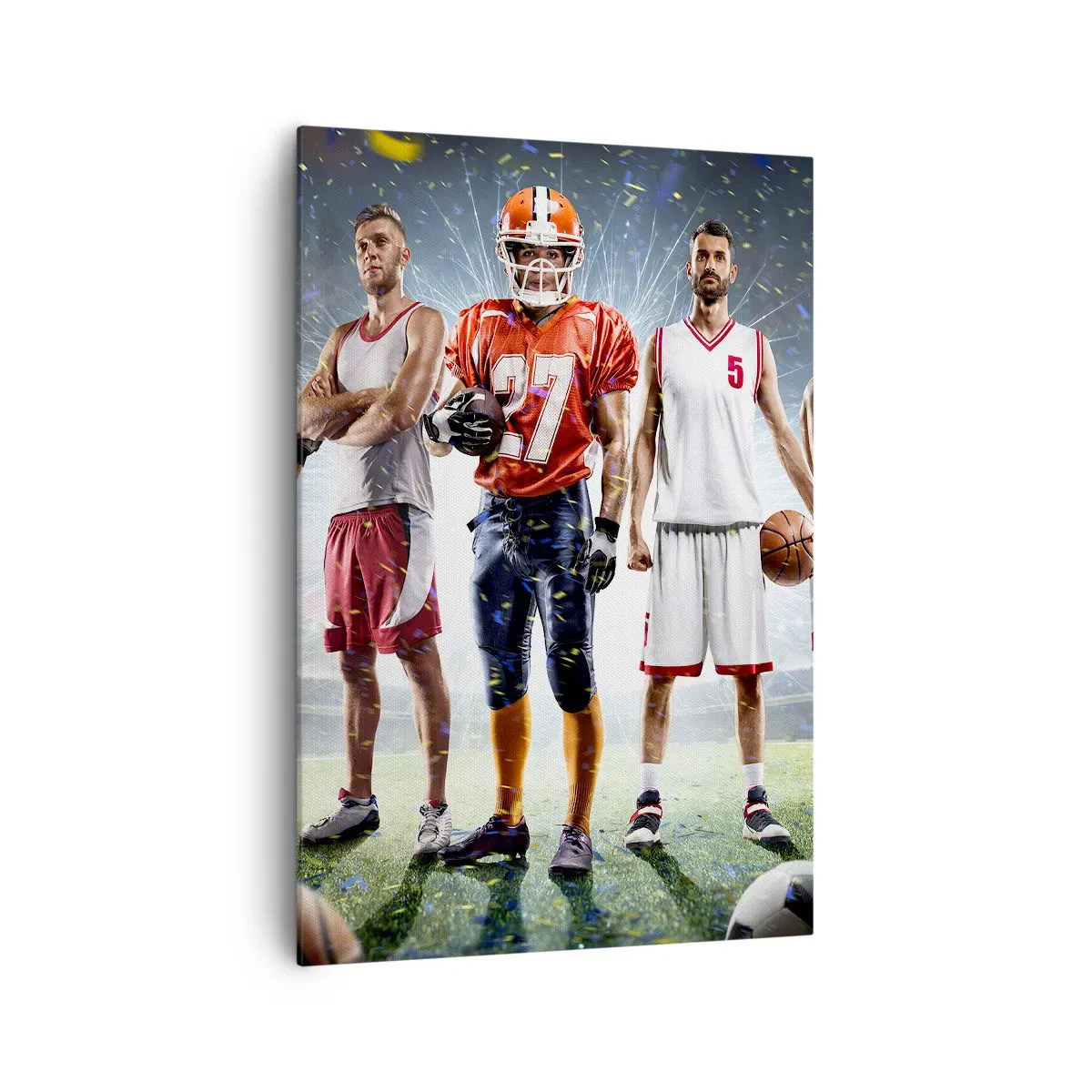 Schilderen op canvas - Veldgladiatoren - 70x100 cm