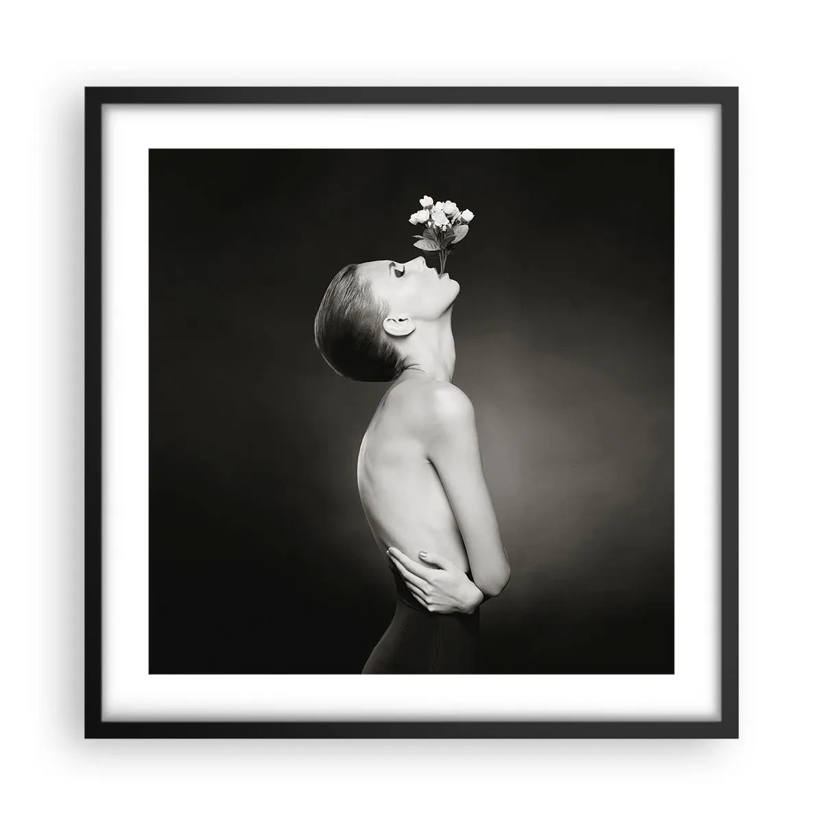 Poster in een zwarte lijst - Excentrieke elegantie - 50x50 cm