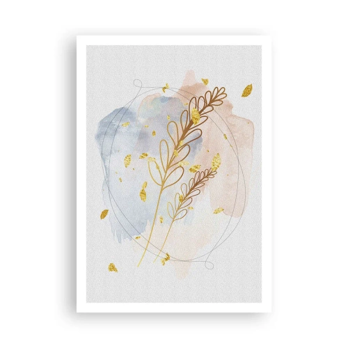 Poster - Gouden explosie - 70x100 cm