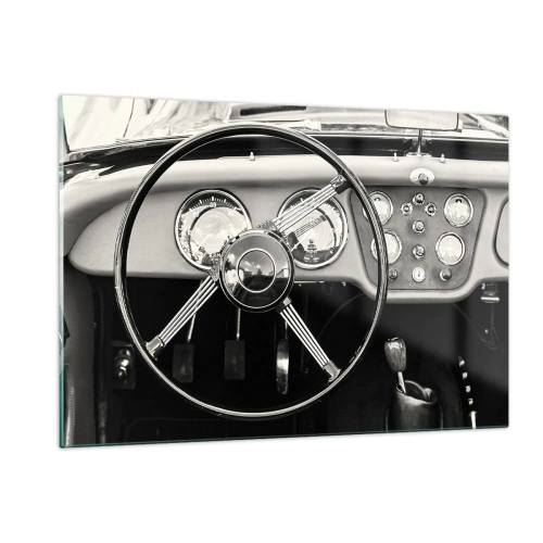 Schilderen op glas - De droom van een verzamelaar - 120x80 cm