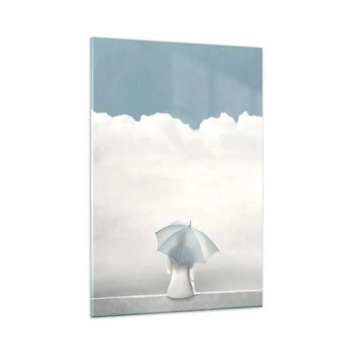 Schilderen op glas - Op de rand van realiteit en dromen - 80x120 cm