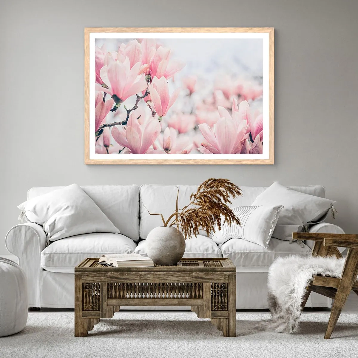 Een poster in een licht eiken lijst - Het ideaal van subtiliteit - 40x30 cm