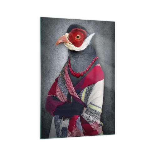 Schilderen op glas - Wat doe ik hier?! - 70x100 cm