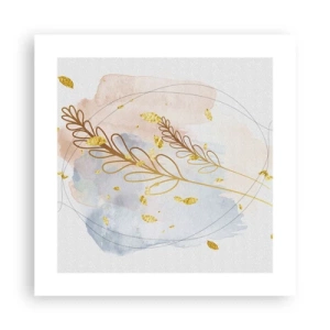 Poster - Gouden explosie - 40x40 cm