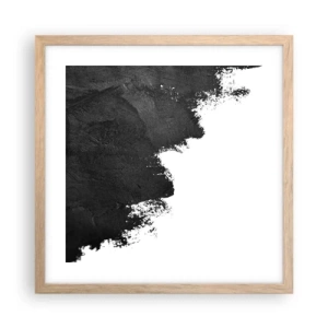 Een poster in een licht eiken lijst - Elementen: aarde - 40x40 cm