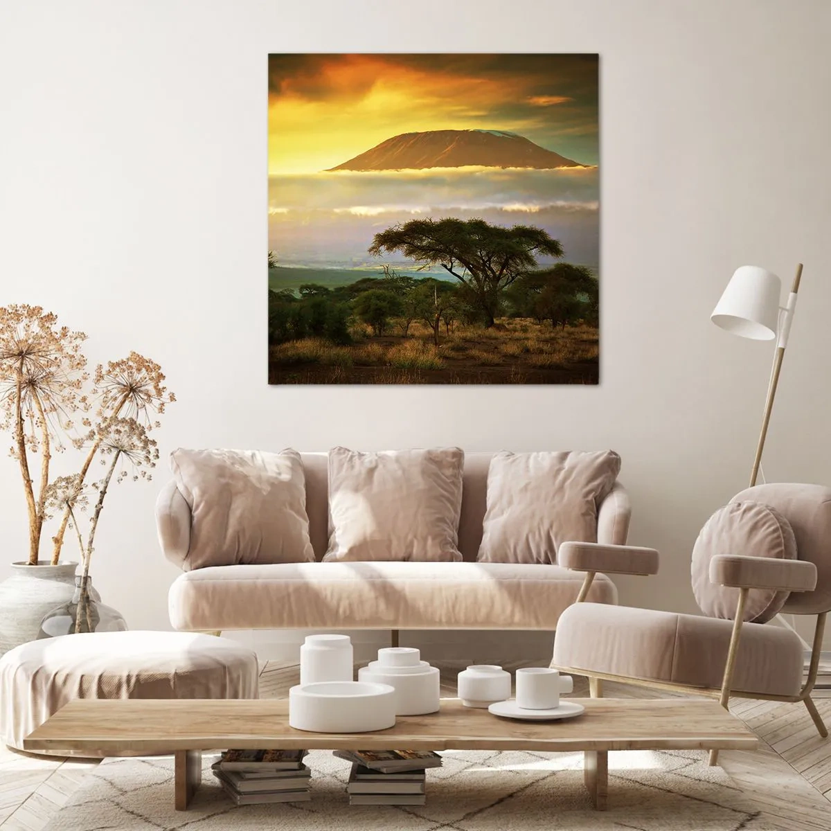 Schilderen op canvas - Een reizigersdroom - 30x30 cm