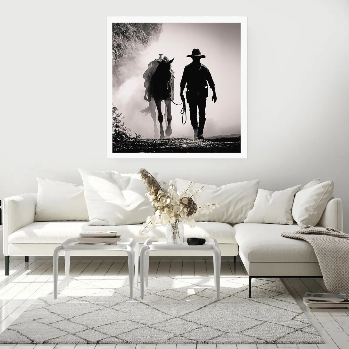 Poster - Texas ochtend - 40x40 cm