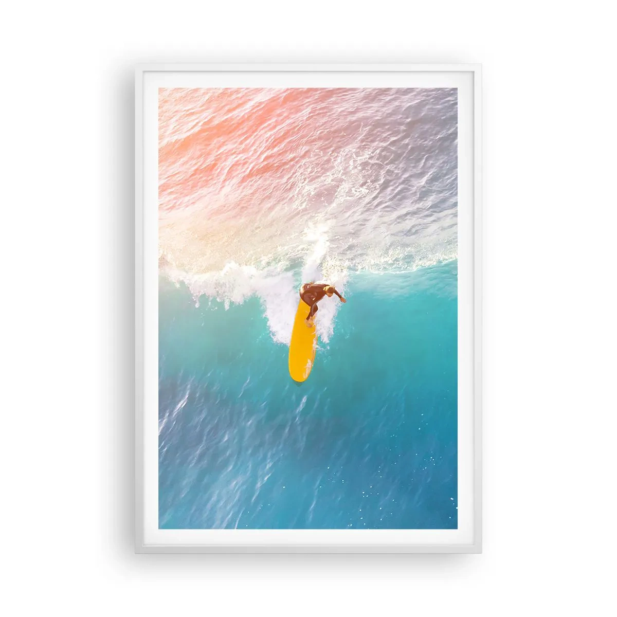 Poster in een witte lijst - De oceaanruiter - 70x100 cm