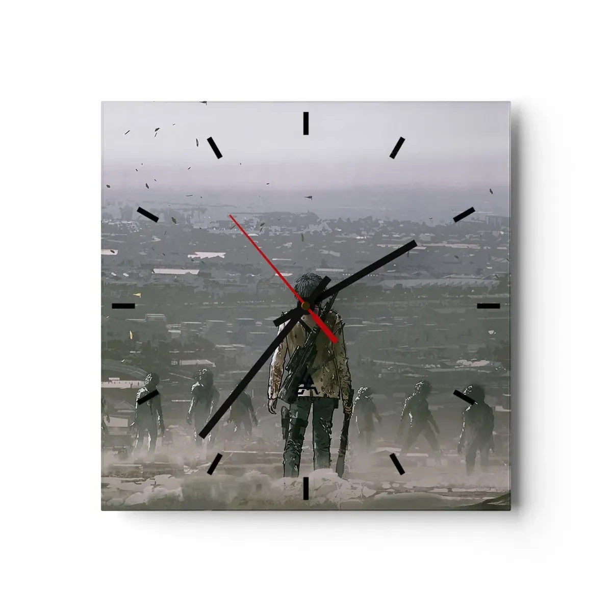 Wandklok - Klok - Laatste Rechtvaardige? - 30x30 cm