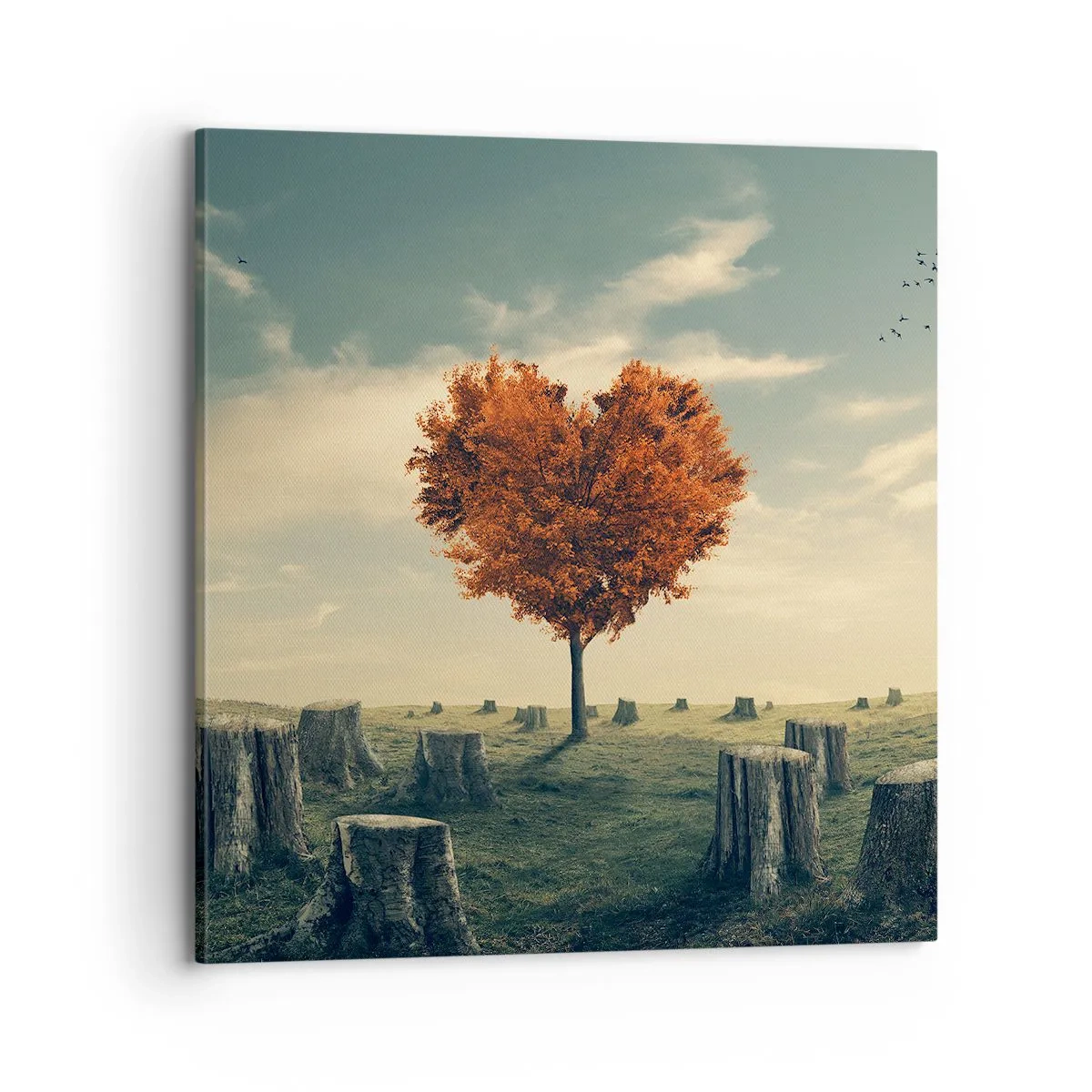 Schilderen op canvas - Er is nog steeds hoop - 70x70 cm