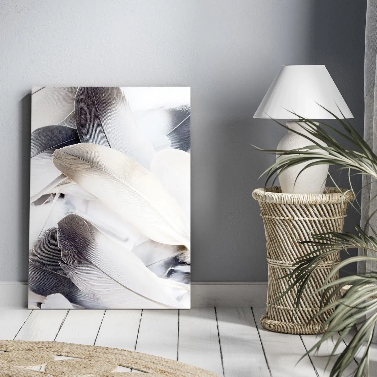 Schilderen op canvas - Bijna engelachtig - 55x100 cm