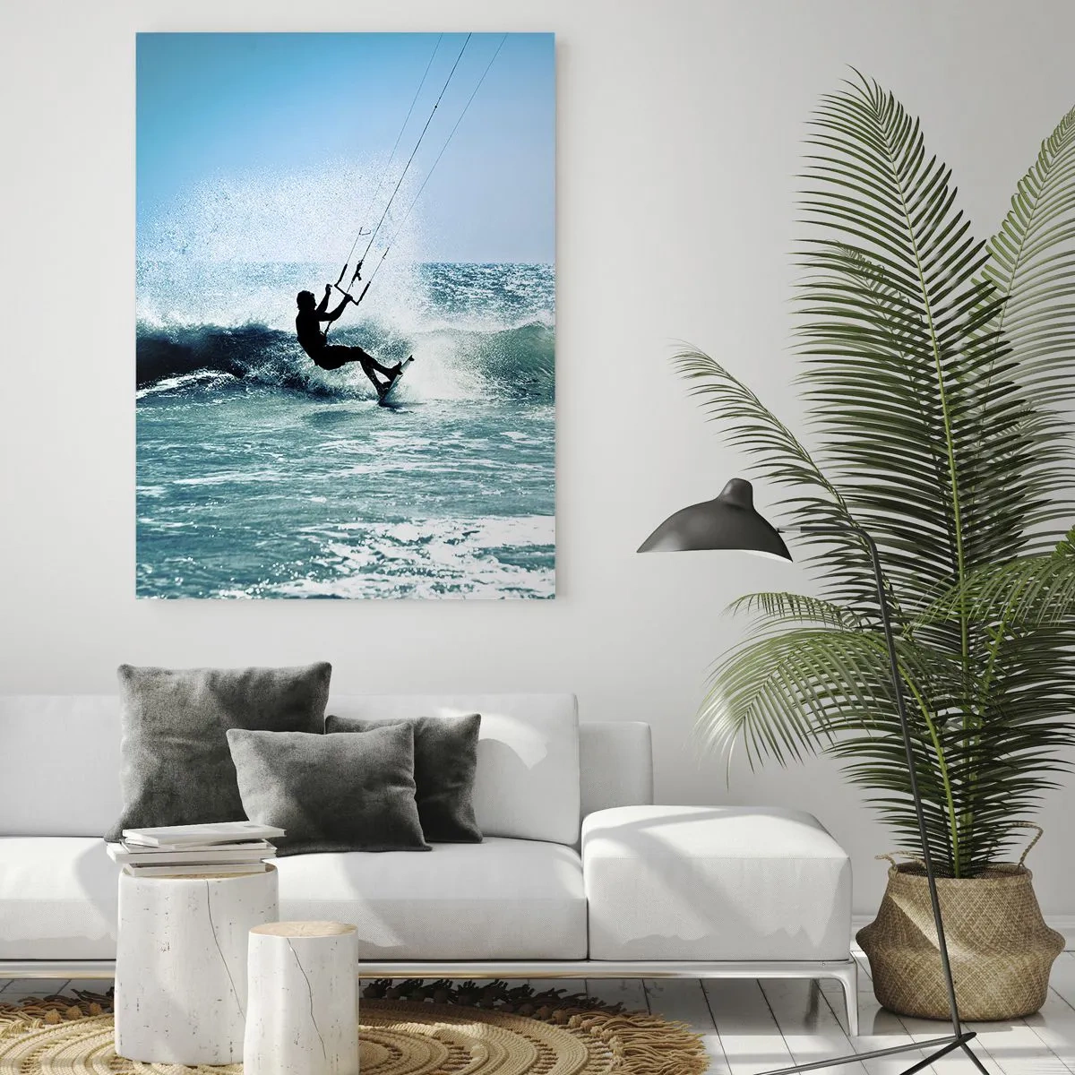 Schilderen op glas - Laat je meeslepen - 70x100 cm