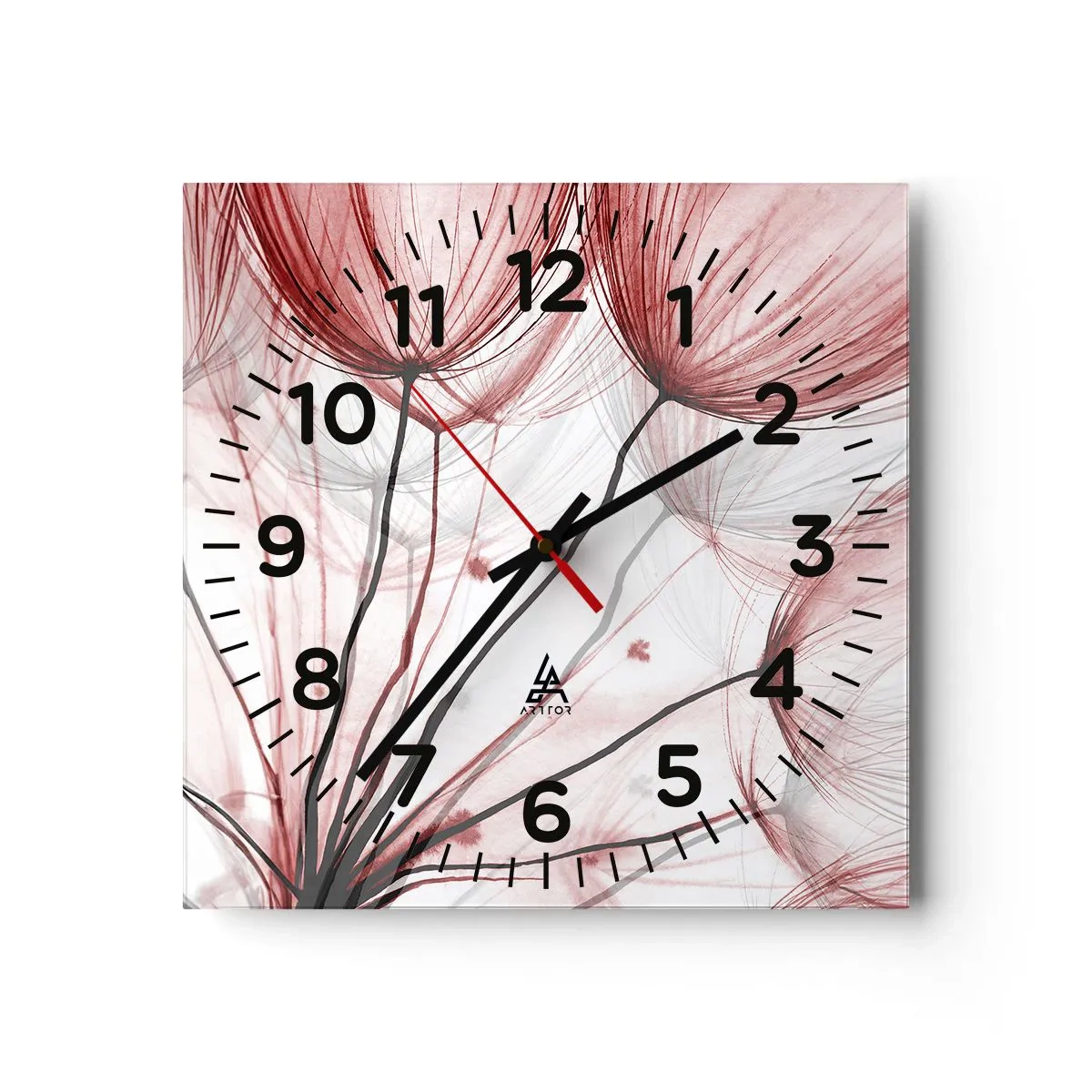 Wandklok - Klok - Vóór het vertrek - 40x40 cm