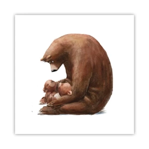 Poster - Zoete dromen, kinderen - 40x40 cm