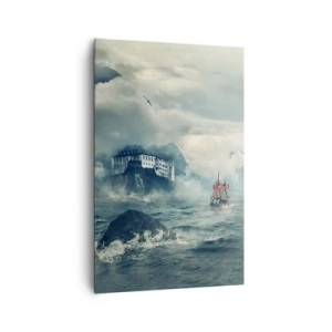 Schilderen op canvas - In magische wateren - 80x120 cm