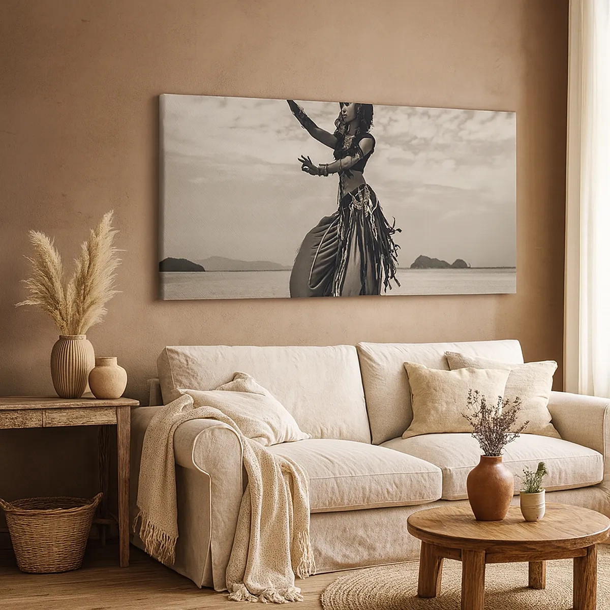 Schilderen op canvas - De dans van de zuidelijke eilanden - 30x30 cm