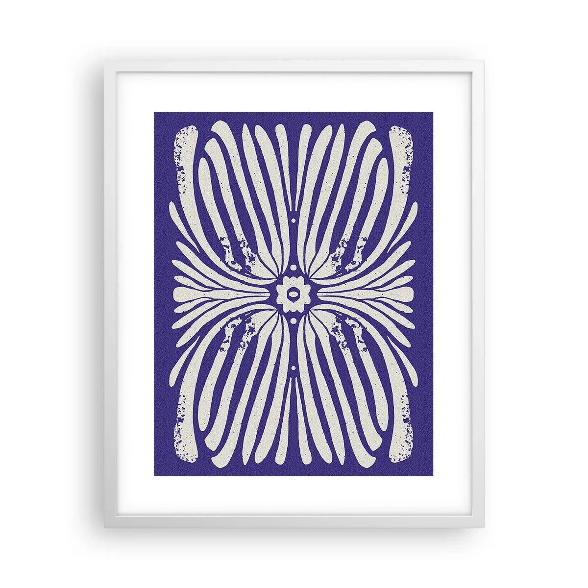 Poster in een witte lijst - Etnische inspiraties - 40x50 cm