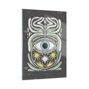 Schilderen op glas - Tribale rituelen - 50x70 cm