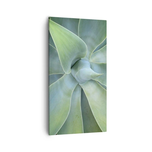 Schilderen op canvas - De geboorte van groen - 55x100 cm