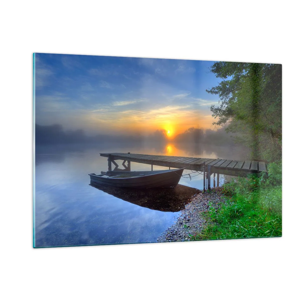 Schilderen op glas - Hoe gewoon verandert in magie - 120x80 cm