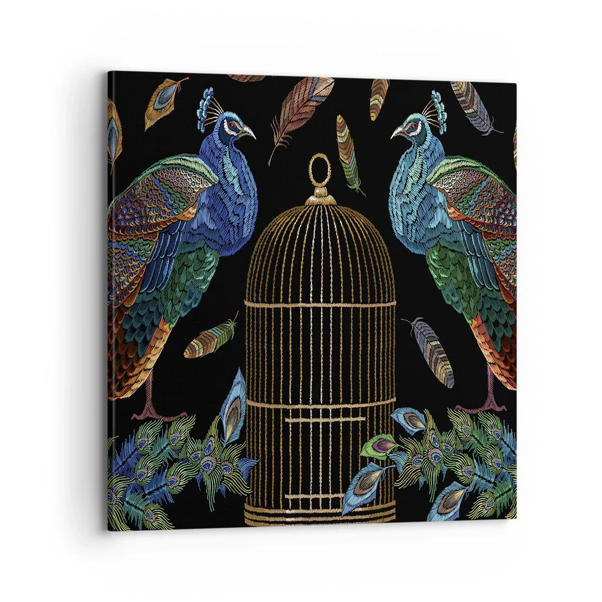 Schilderen op canvas - In koninklijke gewaden - 70x70 cm