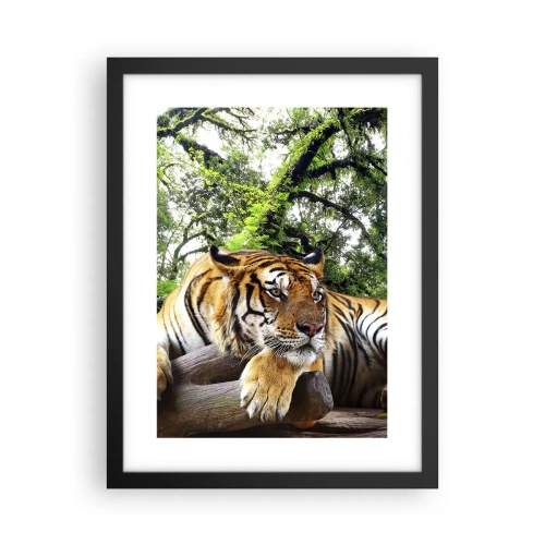 Poster in een zwarte lijst - Met vriendelijke groet - 30x40 cm