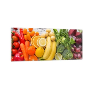 Schilderen op glas - Het is niet genoeg? - 100x40 cm