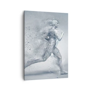 Schilderen op canvas - Kristalheldere energie - 50x70 cm