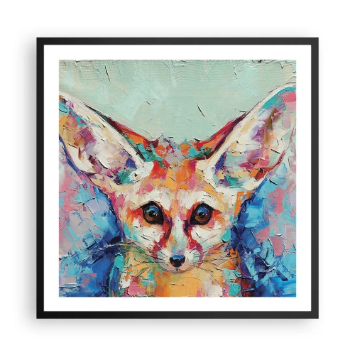 Poster in een zwarte lijst - Ben je klaar voor mij? - 60x60 cm