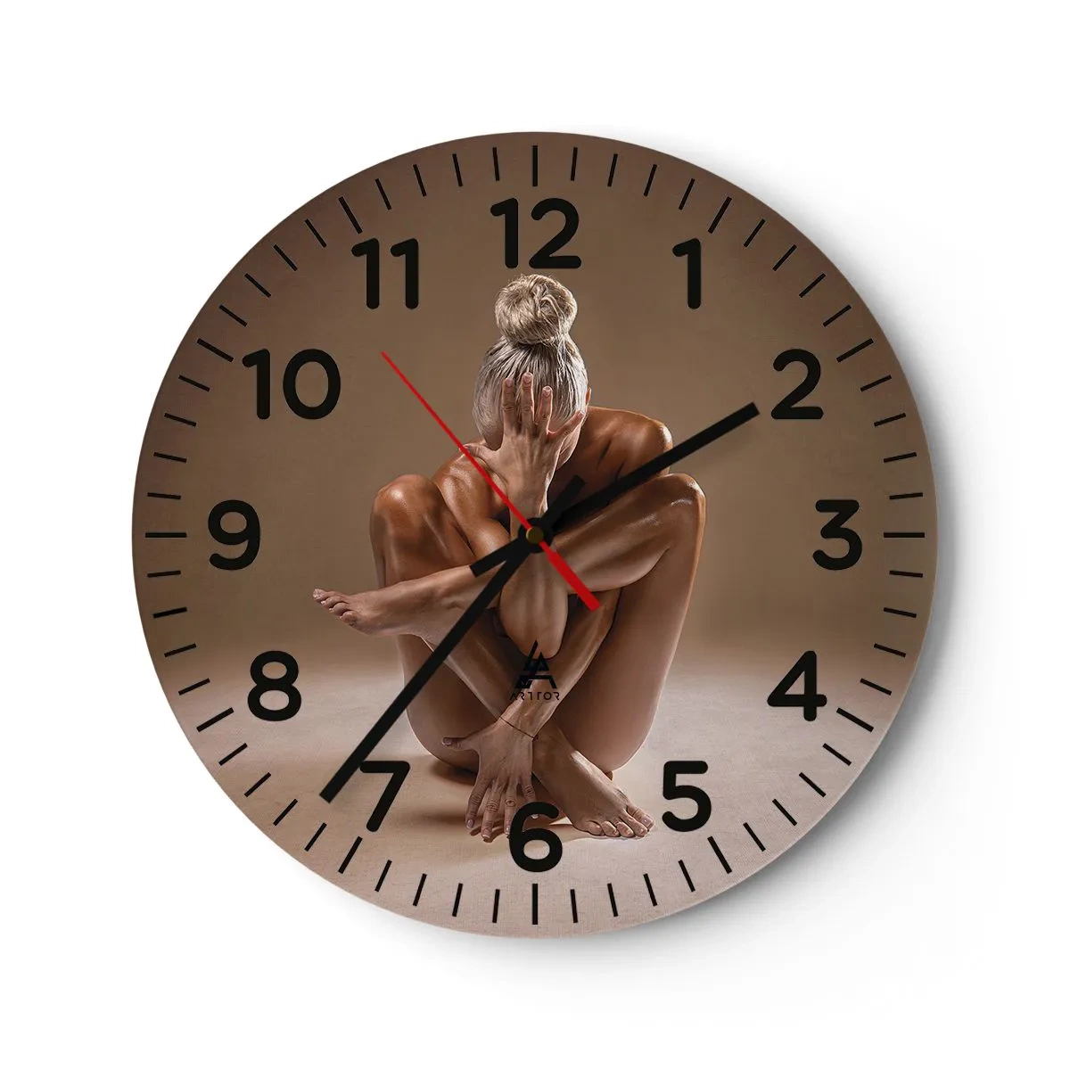 Wandklok - Klok - De eenheid van lichaam en geest - 40x40 cm