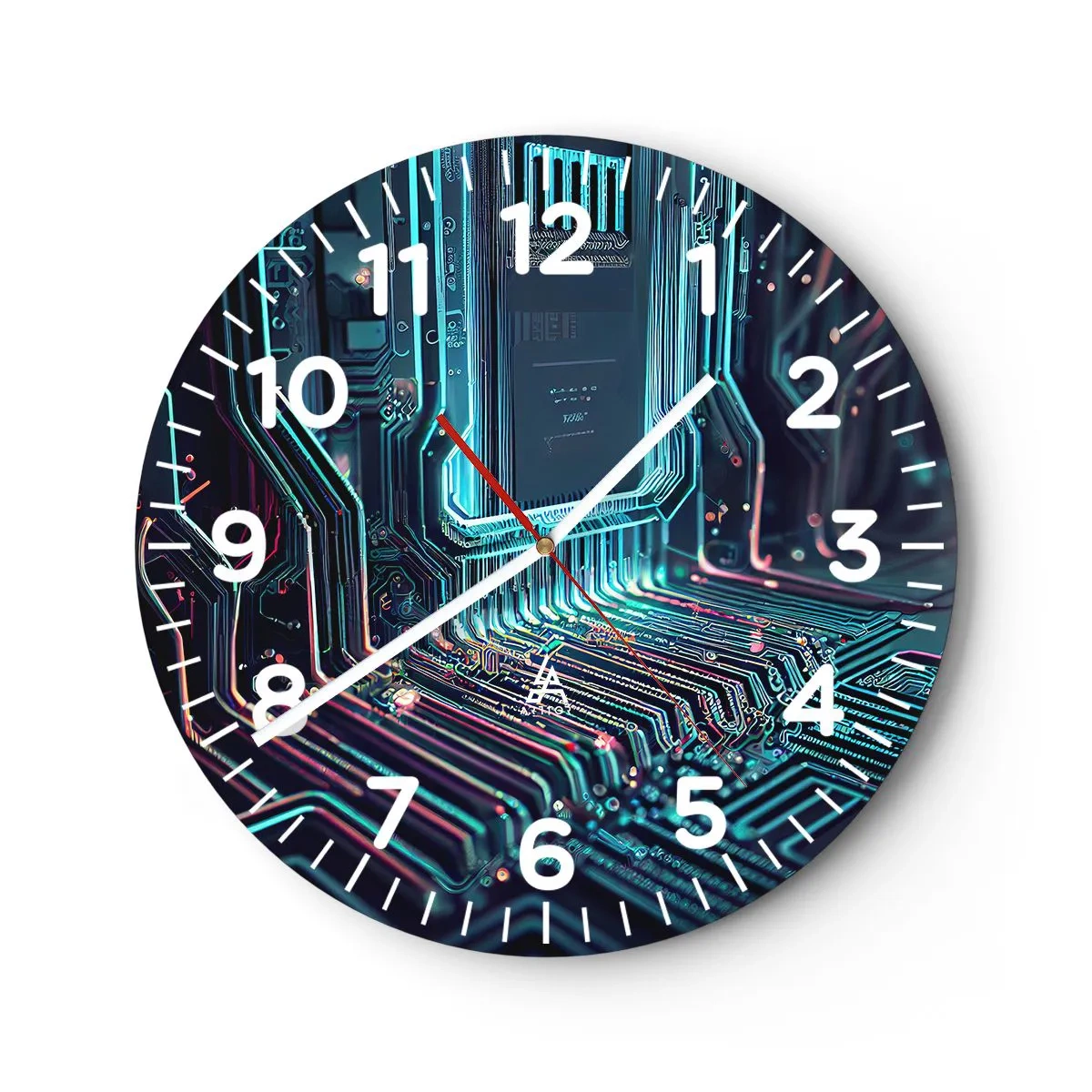 Wandklok - Klok - Ik ben aan het denken… - 30x30 cm