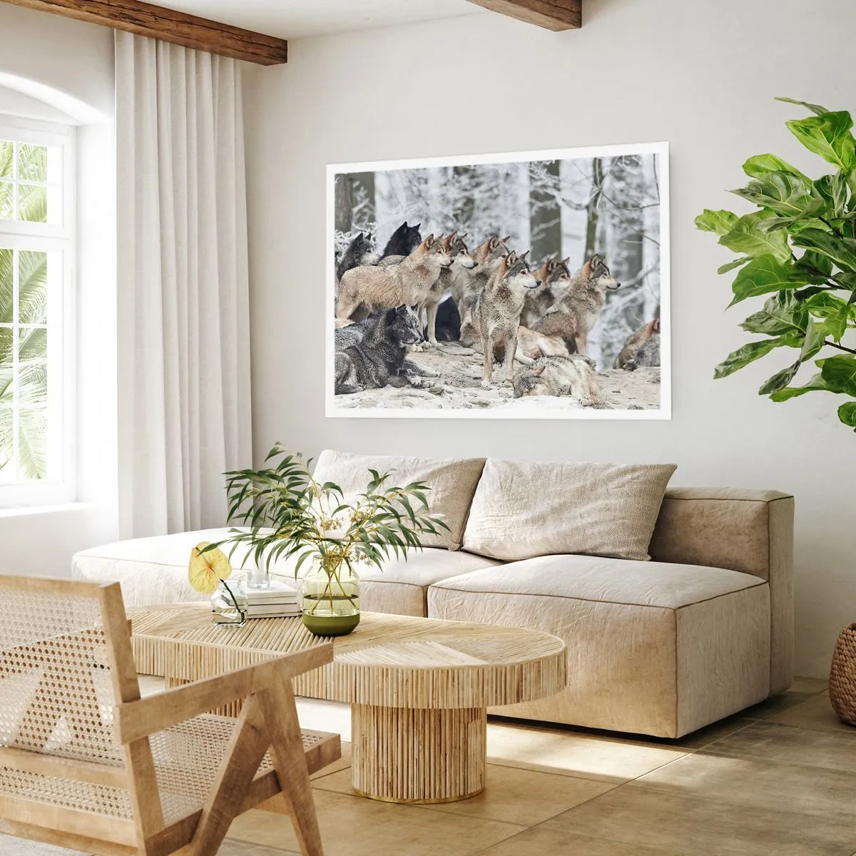 Poster - Familie en vrienden - 70x50 cm