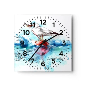 Wandklok - Klok - Succesvolle vangst - 30x30 cm