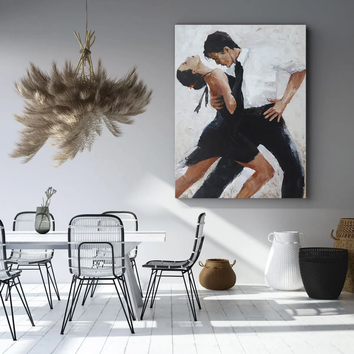 Schilderen op canvas - Tango van mijn dromen - 50x70 cm