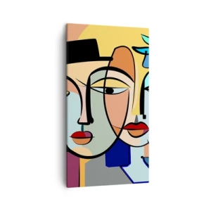 Schilderen op canvas - Picasso's randez-vous - 45x80 cm