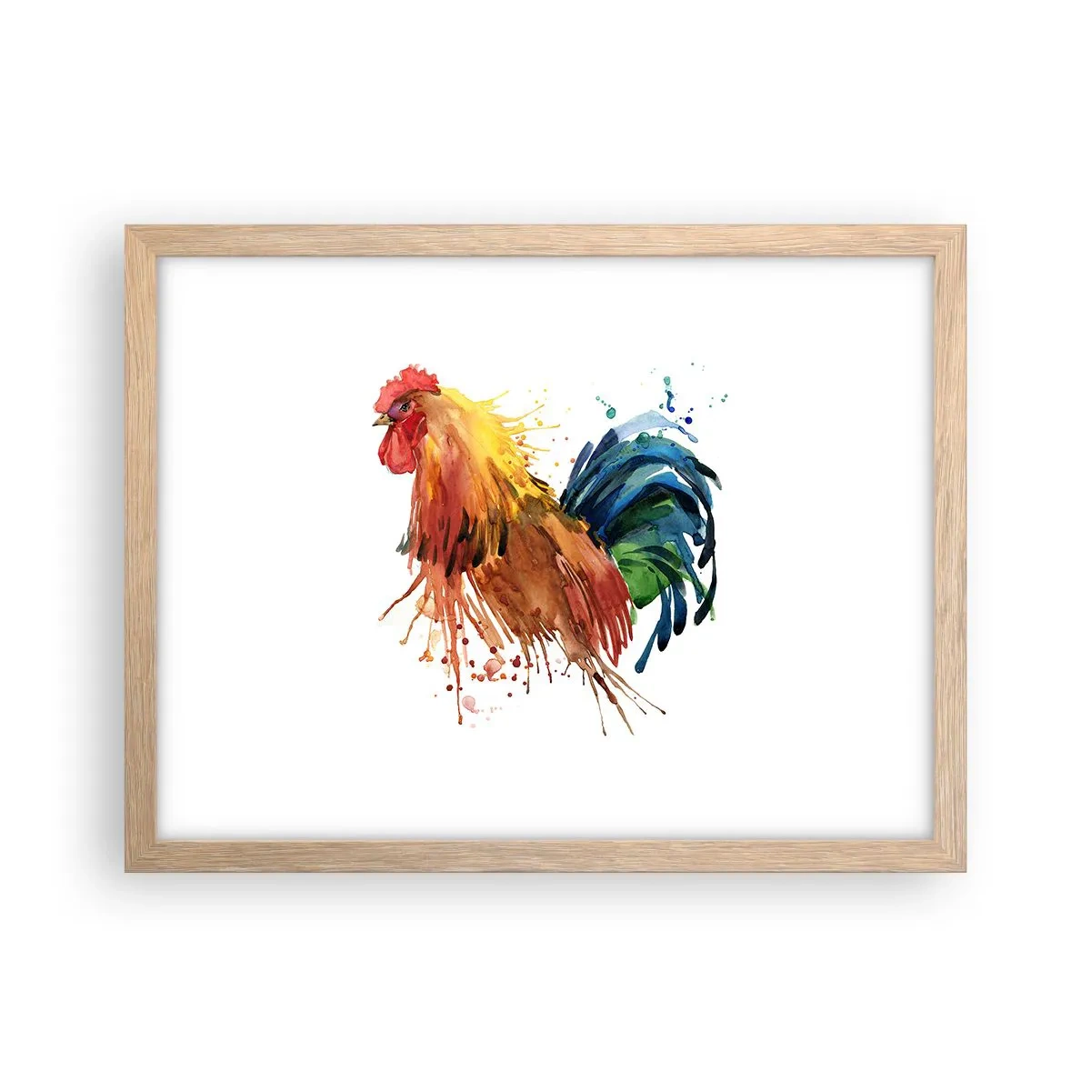 Een poster in een licht eiken lijst - Koninklijk gewaad, koninklijke trots - 40x30 cm